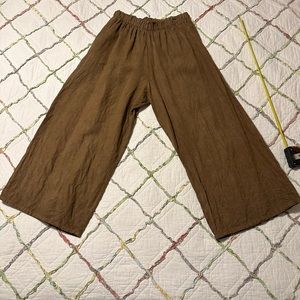 Bryn Walker Wide Leg Linen Pant